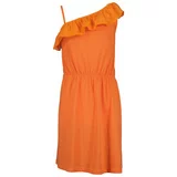 Blue Seven Poletna obleka 528111 Oranžna Regular Fit