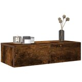 vidaXL Zidna polica s ladicama dimljeni hrast 60x26,5x15 cm | shoptok.hr