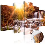  Slika na akrilnom staklu - Autumn\'s Valley 200x100 Cijene