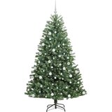  Umjetno božićno drvce s nogom Zelena 180 cm PVC i metal | shoptok.hr