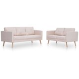  2-dijelni set sofa od tkanine krem | shoptok.hr