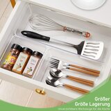 GIKLUX Komplet 6 prozornih organizatorjev za predale | Shoptok.si