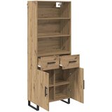  Highboard s ladicama 2 pcs Umjetnički hrast Konstruirano drvo | shoptok.hr