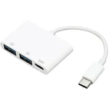Adapter TIP C na 2xUSB 3.0+TIP C
