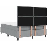  s opruga kutije Svijetlo siva 140 x 190 cm tkanina | shoptok.hr