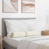 vidaXL valjkasti jastučići 2 pcs krema Ø 15 x 40 cm kordura tekstil | shoptok.hr