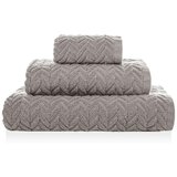 Sorema Ručnik Chevron 95x150 cm, siva | shoptok.hr