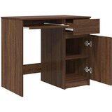  Radni stol smeđi hrast 86x49x76 cm konstruirano drvo | shoptok.hr