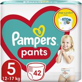 Pampers Baby Pants Size 5 hlačne plenice za enkratno uporabo 12-17 kg 42 kos | Shoptok.si