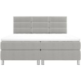 CARRYHOME POSTELJA Z VZMETNICO 140 cm x 200 cm , tekstil siva | Shoptok.si