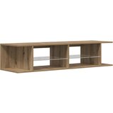 TV ormarić s LED svjetlima Artisan hrast 135x39x30 cm | shoptok.hr