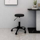  Okretna uredska stolica crna baršunasta | shoptok.hr