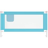  Sigurnosna ograda za dječji krevet plava 160 x 25 cm od tkanine | shoptok.hr