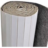 Sobna pregrada od bambusa bijeli širina 250 cm visina 165 cm | shoptok.hr