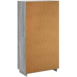  Visoka komoda Siva Sonoma 79 x 41 x 151 cm Konstruirano drvo Slike