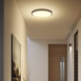 LED kupatilsko stropno svetlo 36 W, 230 V, IP44, 4000 K, prečnik 35 cm, crno | Eponuda.com