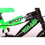 Volare Sportivo dječji bicikl 12" s dvije ručne kočnice crno-zeleni | shoptok.hr