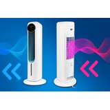  Ventilator s vodenim stupcem, ionizacija, oscilacija, zaslon, daljinski upravljač | shoptok.hr