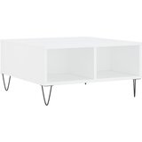  Stolić za kavu bijeli 60 x 60 x 30 cm od konstruiranog drva Bijela | Shoptok.si