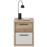 Mömax nočna omarica julia, barva hrasta, šampanjca | Shoptok.si