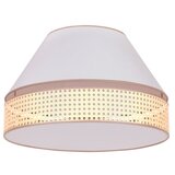  duolla - plafonsko svetlo avignon 1xE27/15W/230V prečnik 50 cm bela/ratan | Eponuda.com