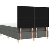  Krevet s opruga kutije Tamno siva 160 x 200 cm tkanina | shoptok.hr