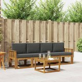  Set vanjskih sofa 5 kom. Prirodna i antracit | shoptok.hr