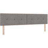 LED Box Spring Krevet Sivo-smeđa 200 x 200 cm tkanina | shoptok.hr