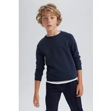DEFACTO Crew Neck Sweatshirt
