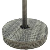 Poli 3-dijelni vrtni barski set od poliratana s jastucima sivi | shoptok.hr