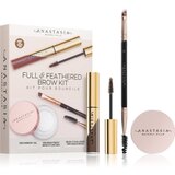 Anastasia Beverly Hills Full & Feathered Kit Soft Brown set za oblikovanje obrva 12 | shoptok.hr