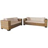 vidaXL set dvosjeda i trosjeda od pravog ratana | shoptok.hr