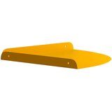  Lebdeća polica s policom s pohranom 4 pcs Žuta 30 x 30 x 2 cm | shoptok.hr