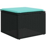  6-dijelni set vrtnih sofa od poliratana s jastucima crni | shoptok.hr