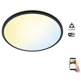 LED prigušiva plafonska svetiljka SUPERSLIM LED/32W/230V crna Wi-Fi