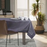 AmeliaHome Stolnjak Empire s manšetom i obrubom 140x400 cm, ljubičasta | shoptok.hr