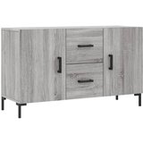 Maison Chic Komoda - Predalnik siva sonoma 100x36x60 cm konstruiran les, (21717810) | Shoptok.si