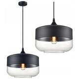 Toolight staklena stropna svjetiljka zenit d black | shoptok.hr
