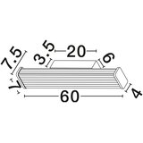 Nova Luce Mat crna metalna LED zidna lampa Misty – | shoptok.hr