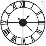  Metalni retro zidni sat - crni 47cm Cijene