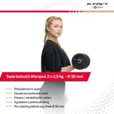 Worqout Weights 2.5Kg Iron Weight Plates x 2 pc - unisex | shoptok.hr
