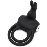 Happy Rabbit Cock - vodootporni, punjivi prsten za penis i testise (crni) | shoptok.hr