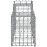  Lučne gabionske košare 5 kom 300x50x60/80 cm pocinčano željezo | shoptok.hr