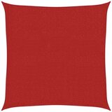 vidaXL Jedro za zaštitu od sunca 160 g/m² crveno 2 5 x 2 5 m HDPE | shoptok.hr