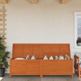 vidaXL Vrtna škatla za shranjevanje rjava 198,5x50x56,5 cm trdna jelka Cene