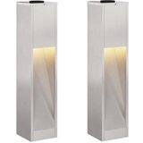  Solarna LED svjetiljka za stazu 2 pcs Nehrđajući čelik | shoptok.hr