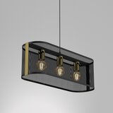  Luster na sajli KAGA 3xE27/60W/230V crna/zlatna | Eponuda.com