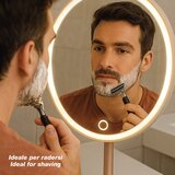 Beper P302VIS051 kozmetično ogledalce z LED-osvetlitvijo 1 kos | Shoptok.si