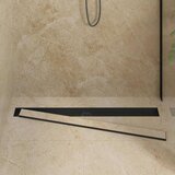 Tuš kanal 2-u-1 sa 360° sifonom Crna 100 cm | shoptok.hr