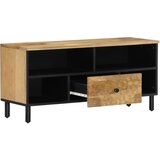 Maison Chic TV omarica - TV stojalo - Televizijska omarica 100x33x46 cm trden mangov les, (21699615) Cene